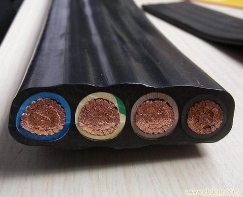 Flat Cable for Crane and Lifter 4*35mm2 4*70mm2 4*95mm2 3*25mm2