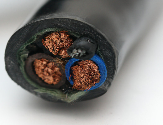 Flexible Drum-Reeling Cable, Drum Cable, Reel Cable With Steel, FLEXIBLE CABLE for PASSENGER RVVG-NBR-PUR 3*25+1*10
