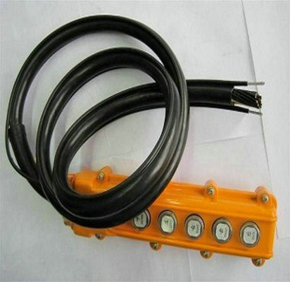 Round Pendant Control Cable with 1  Steel  For Crane and Lifter RVV1G 10*1.25MM2