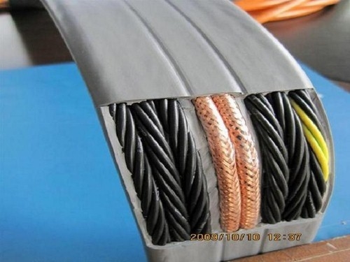 Flat Traveling Cable for Elevator use, Flat Travel Cable 24cores