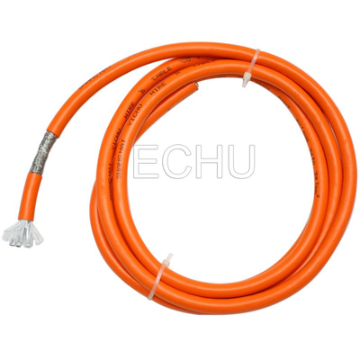 Abrasion- and Oil-resistant PUR Robot Cable for Dynamic Bending and Torsion Motions-ROBOT 900 P 4*0.34