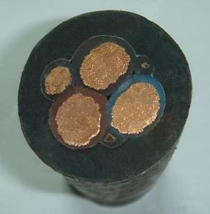 Flexible Drum-Reeling Cable, Drum Cable, Reel Cable, FLEXIBLE CABLE for PASSENGER / MATERIAL HOIST RVV-NBR-PUR 4*35