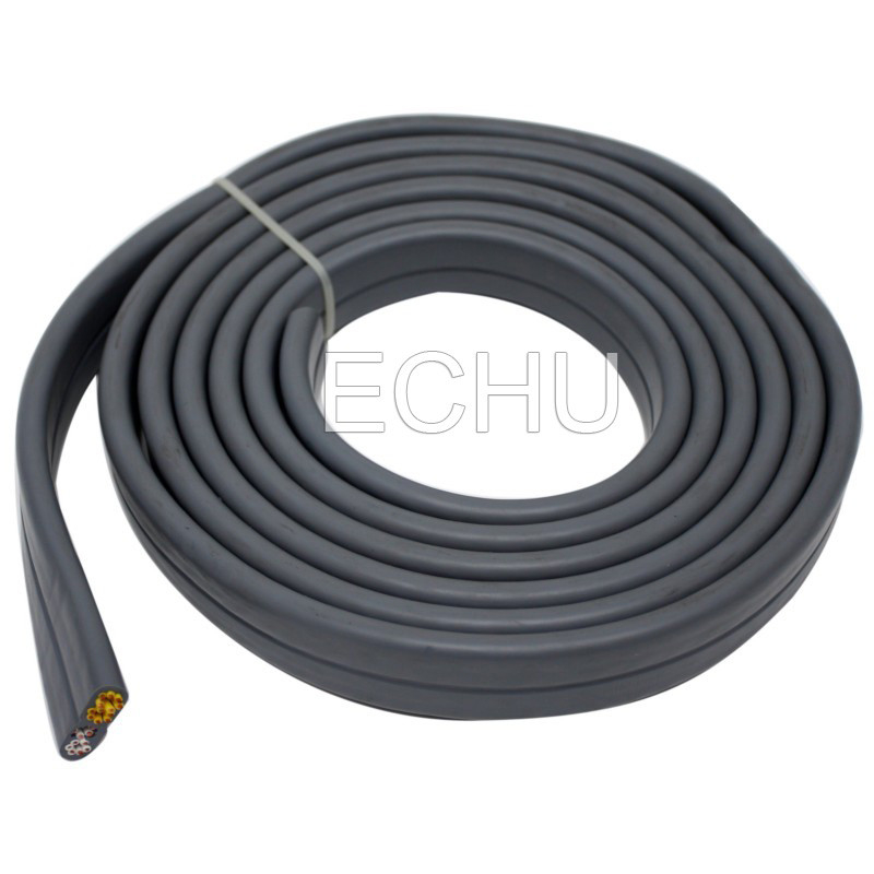 Flat Traveling Cable for Elevator use, Flat Travel Cable 24cores